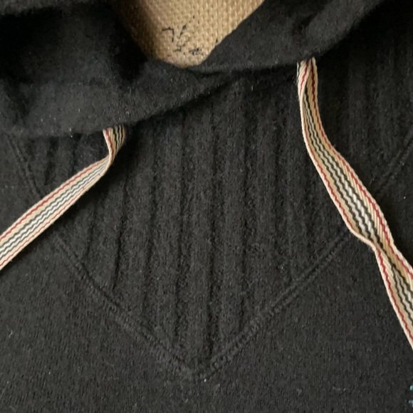 Burberry Navy Blue Hooded Motif Sweater - Picture 4 of 9